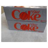 2 Diet Coke 12 Packs...
