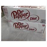 2 Diet Dr. Pepper 12 packs...