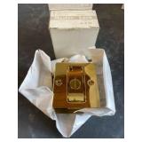 bright brass pocket door latch