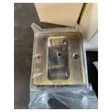 antique brass pocket door latch