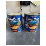 rain coat wood stain