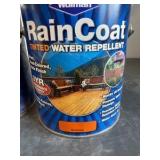 rain coat wood stain