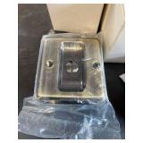 antique brass pocket door latch