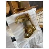 solid brass door lock set new