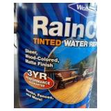 rain coat wood stain