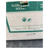white pvc closet pole socket