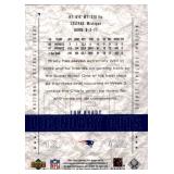 2002 SP Legendary Cuts - Tom Brady 3rd Year Card With New England Patriots