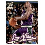 1996-97 Fleer Ultra Ray Allen Rookie Card NBA Legend Milwaukee Bucks