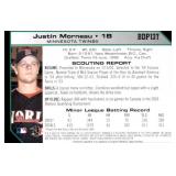2004 Bowman Justin Morneau Rookie Card BDP137 Minnesota Twins