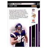 2011 Leaf Certified Kyle Rudolph Rookie Card #
