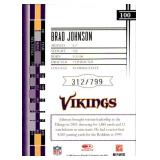 2006 Leaf Limited Brad Johnson Serial #