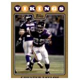2008 Topps Chester Taylor #90 GOLD PARALLEL #