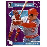 2023 Donruss Diamond Kings Johnny Bench Insert Card MLB Legend