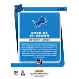 2021 Donruss Rated Rookie Amon-Ra St. Brown Rookie Card Detroit Lions