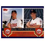 2002 Topps Michael Cuddyer and Michael Restovich Rookie Card