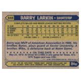 1987 Topps - Barry Larkin #648 (RC) Rookie Card