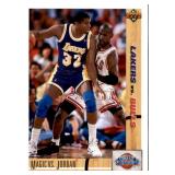 1991 Upper Deck Magic Johnson Vs. Michael Jordan Card