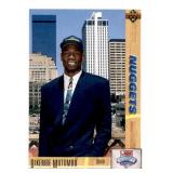 1991-92 Upper Deck - Draft Pick Dikembe Mutombo #3 (RC) Rookie