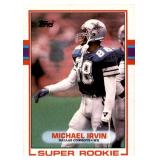 1989 Topps - Michael Irvin #383 Super Rookie Card Dallas Cowboys