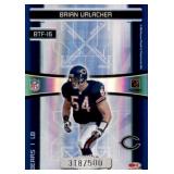 2006 Donruss Elite Back to the Future Brian Urlacher and Mike Singletary Card