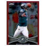 2012 Topps Chrome - Michael Vick #120 Orange Refractor