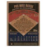 2002 Topps Super Teams - Pee Wee Reese #18 Card Serial #