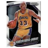 2024-25 Panini Prizm Black - Legends Kareem Abdul-Jabbar, Kareem Abdul-Jabbar #270 White Prizm /175