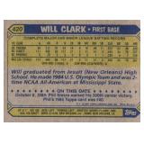 1987 Topps - Will Clark #420 (RC) Rookie Card
