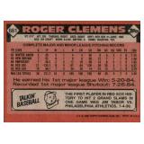 1986 Topps - Roger Clemens #661 Rookie Card