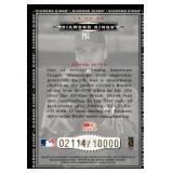 1997 Donruss Diamond Kings Derek Jeter Insert Card Serial #