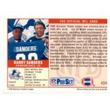 1989 Pro Set Barry Sanders Rookie Card Detroit Lions Legend NFL Hall of Fame