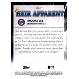 2022 Topps Heir Apparent Insert Card Brooks Lee Minnesota Twins