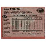 1983 Topps - Dan Fouts #374 San Diego Chargers