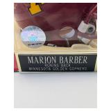 Marion Barber Autographed Minnesota Gophers Mini Helmet, Rare College Memorabilia Autograph From a Franchise/Fan Favorite, Comes with Metal Nameplate and Original Box