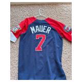 Joe Mauer Minnesota Twins Multi-Colored Jersey, Nike Brand, Men