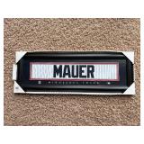 Joe Mauer Framed Nameplate Wall Hanging Decoration, Minnesota Twins Collectible Decor, Great for Bedrooms, Man Caves, Offices and More