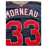 Justin Morneau Minnesota Twins Jersey Sized 48, Dark Blue Authentic MLB Licensed Jersey, Great for Twins Games