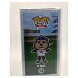 Joe Mauer Autographed TC Bear Funko Pop Sealed in Box Red Marker Authenticated Rare Minnesota Twins Collectible