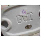 Vintage Porcelain "Boy on Horse" & "Girl with Basket" Figurine Set