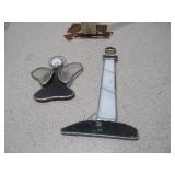Set of 2 Stained Glass Decor - Lighthouse and Angel