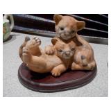 Set of 3 Animal Figurines - Squirrel and Bear Cubs