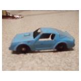 Lot of 3 Vintage Blue TootsieToy Die-Cast Cars