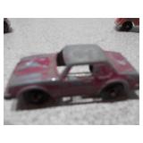 Lot of 3 Vintage Red TootsieToy Die-Cast Toy Vehicles