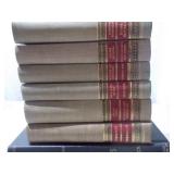 Set of 8 Vintage "Illustrated World Encyclopedia" Hardcover Books