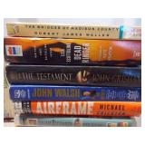Collection of Modern Thriller and Suspense Hardcover Books