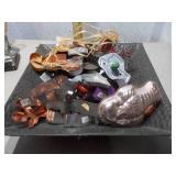 Large Collection of Vintage and Modern Cookie Cutters with Storage Tray