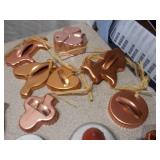 Large Collection of Vintage and Modern Cookie Cutters with Storage Tray