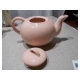 Vintage Ceramic Teapot Set - Floral Tall Pot & Pink Round Pot