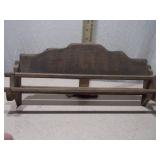 Wooden Wall Decor Lot - Thimble Display, Spoon Rack & Towel Bars