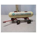 Vintage Die-Cast Farm Toy: Anhydrous Ammonia Tank Trailer